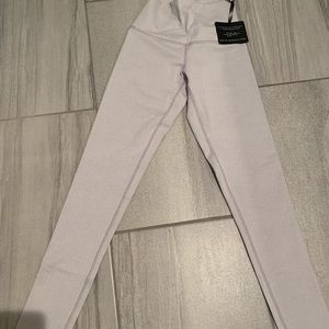 DYI herringbone light lavender XS tights NWT